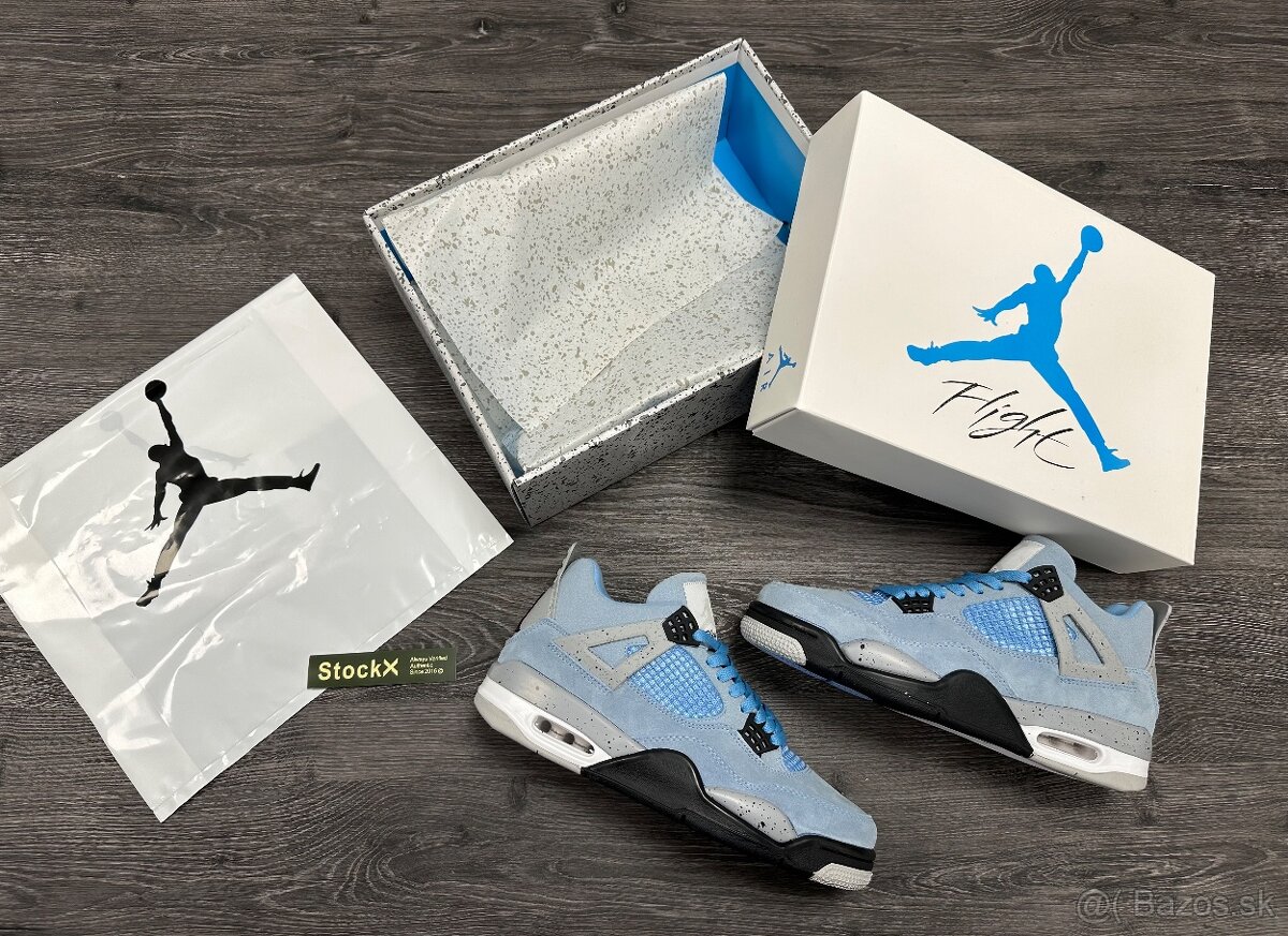 Nike Jordan 4 Retro UNC University blue