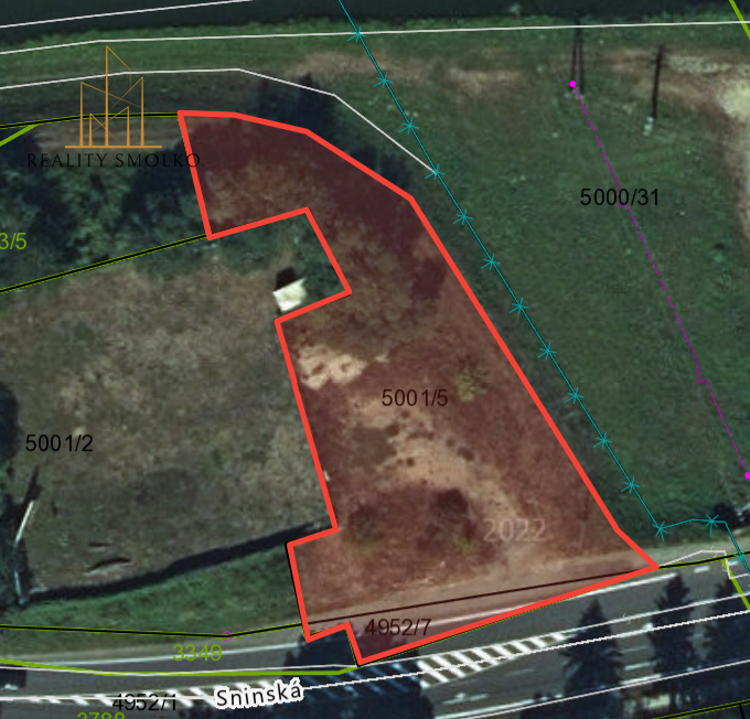 Predaj pozemku v Humennom, 1.271m2