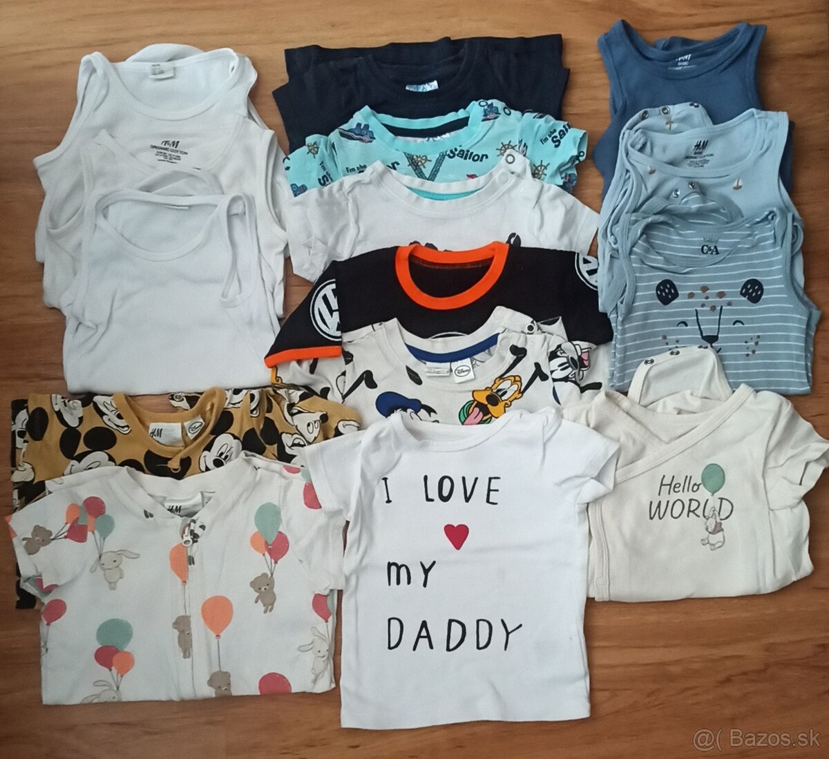 Balík letného oblečenia v.74 pre chlapčeka