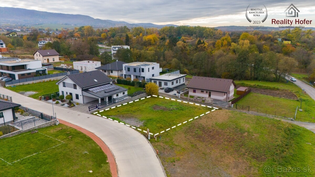 Pozemok na výstavbu RD, všetky IS, Šalgovík, Prešov