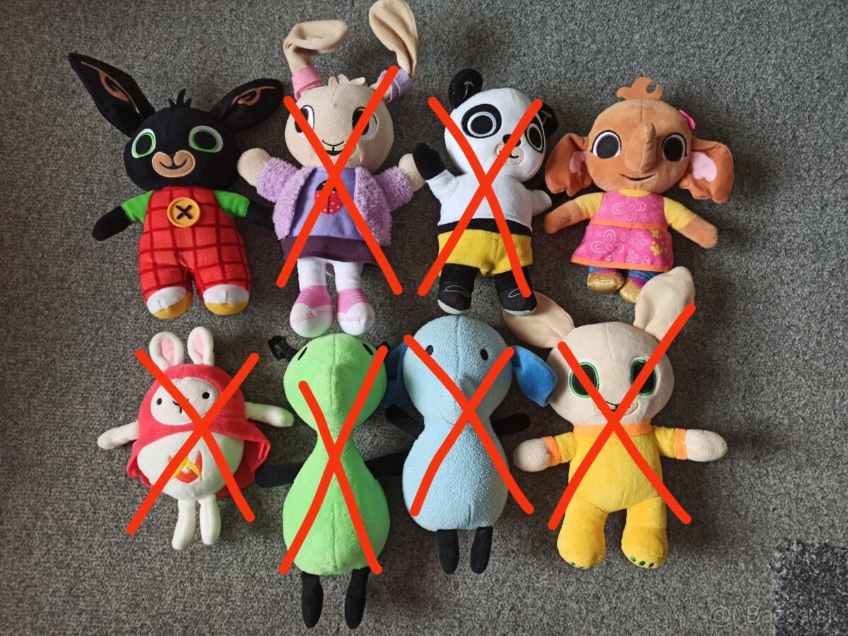 Plyšáky z Bing rozprávky