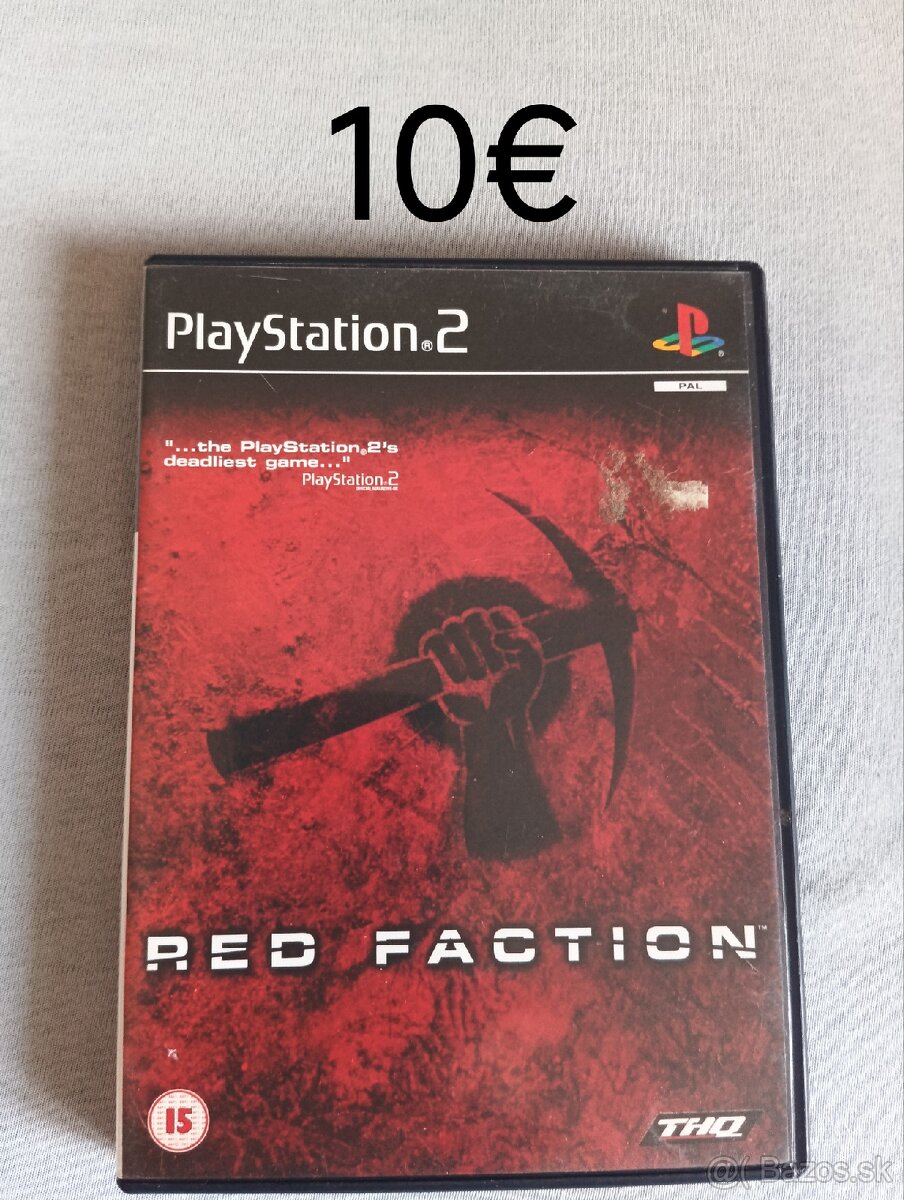 Red Faction hra na playstation 2.