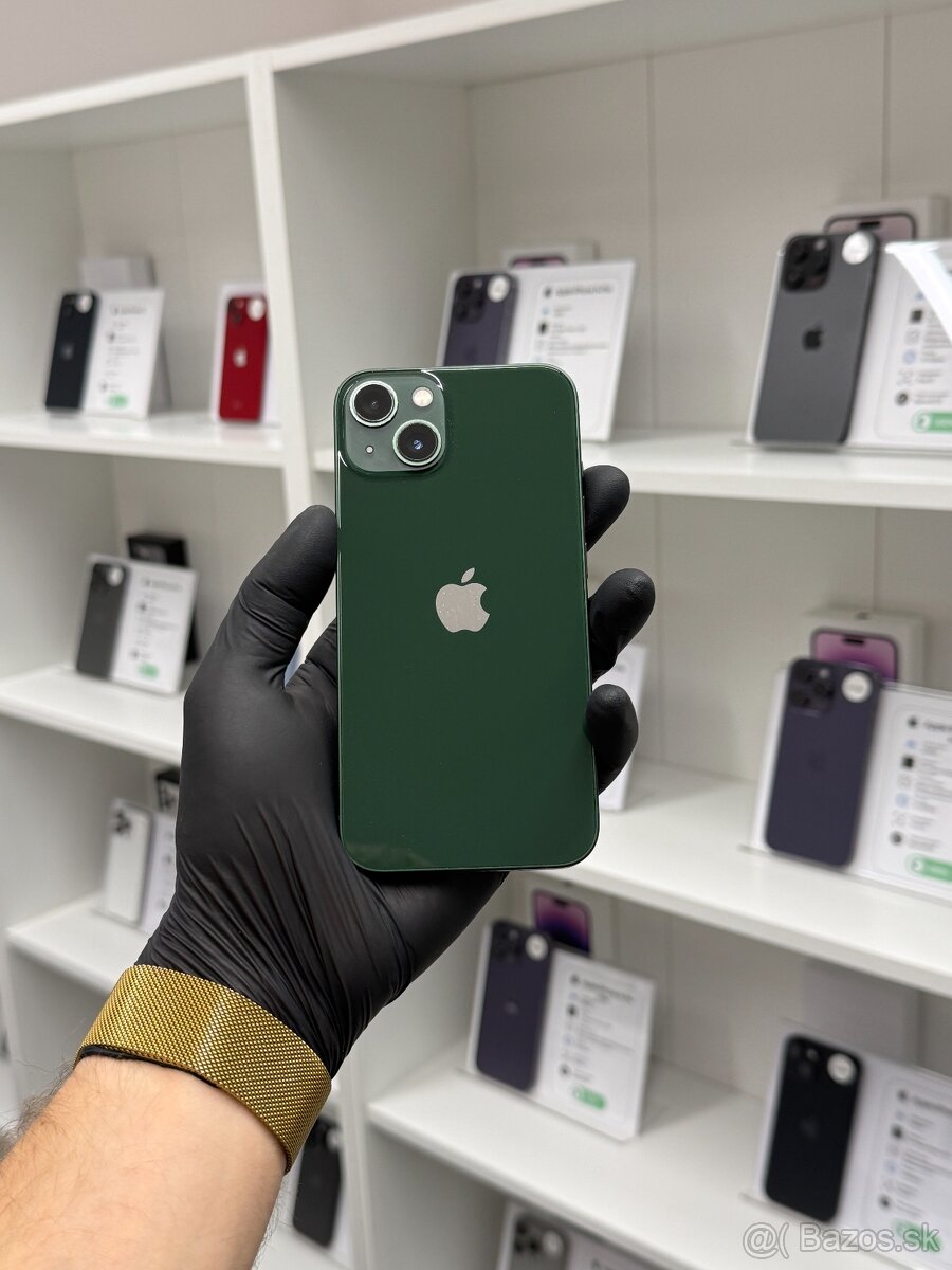ZÁRUKA 2 ROKY /  Apple iPhone 13 256GB Green, 100% ZDRAVIE