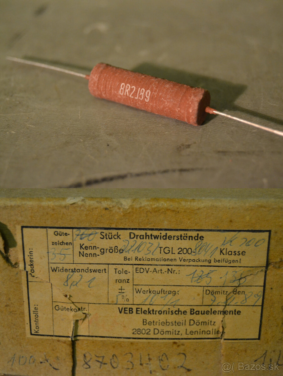 Retro súčiastky Tesla aj zahraničné (č.3)