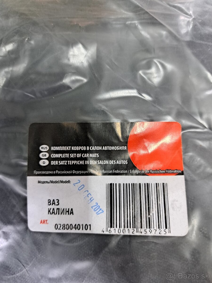 Predám gumové koberce - komplet sety