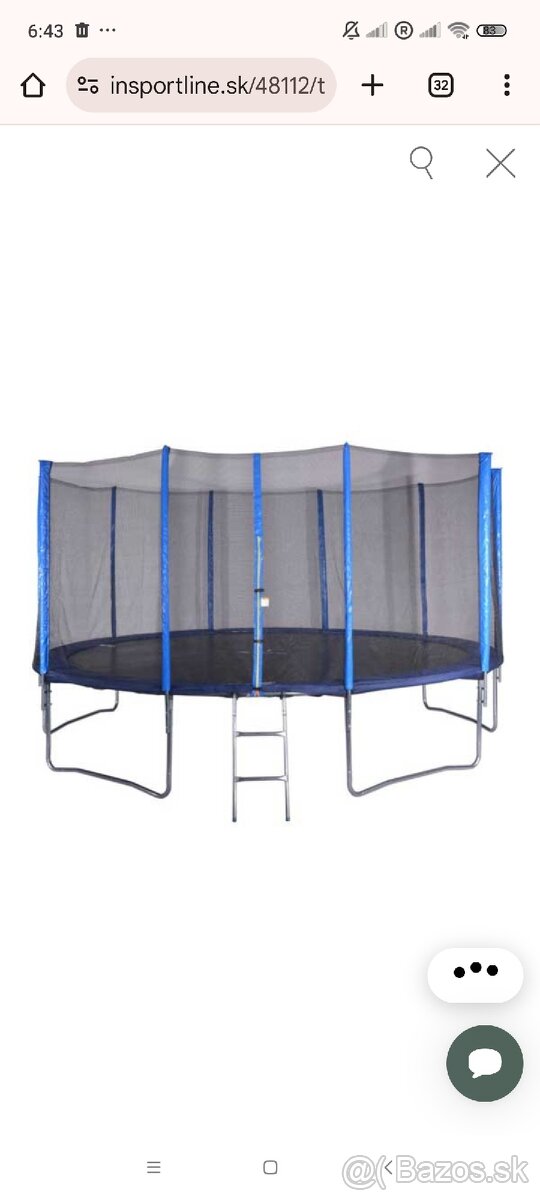 Velka trampolína SPARTAN 426cm