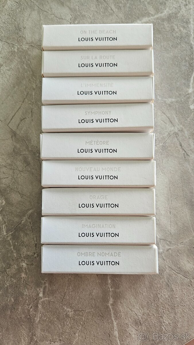 Vzorky Louis Vuitton a iné