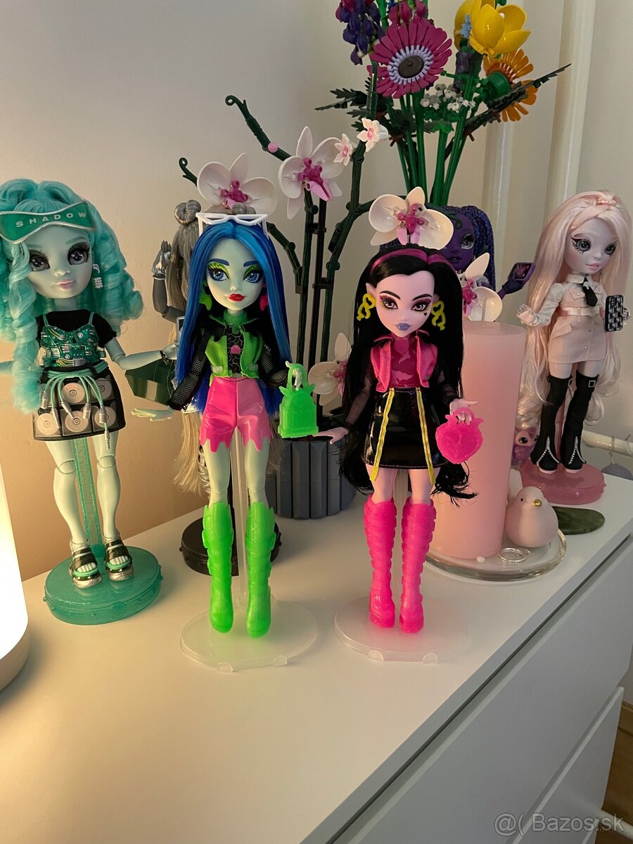 Monster high Neon Fright Ghoulia, Draculaura