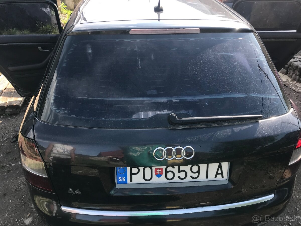 Zadný kufor Audi a4 b6 1.9tdi 96kw avant