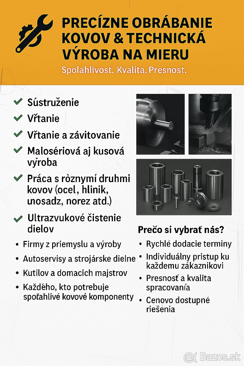 Precízne sústruženie dielov na mieru – Ultrazvukové čistenie