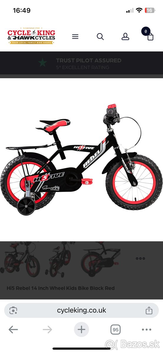Detský bicykel 16”
