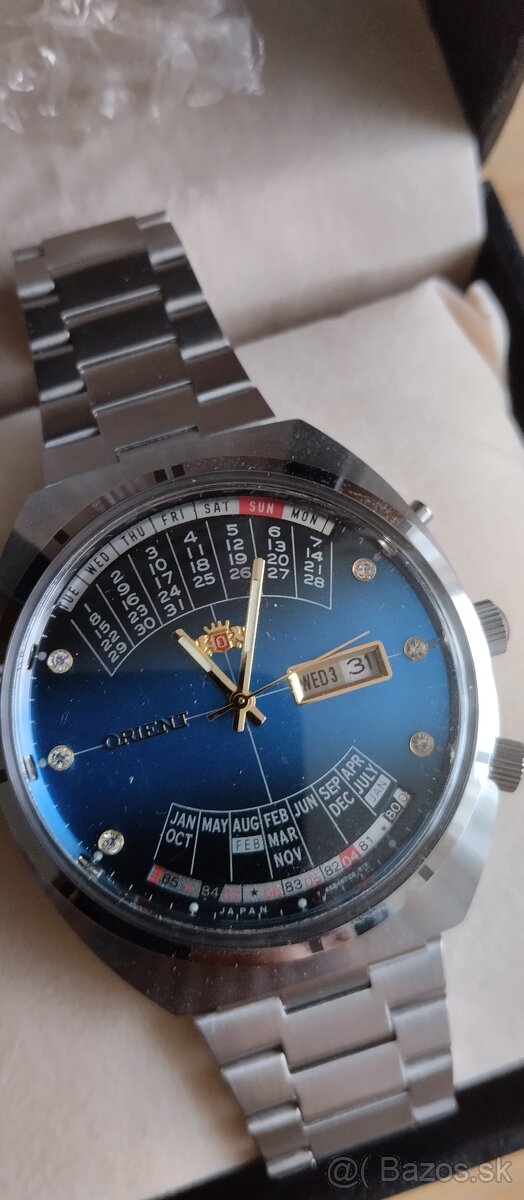 legendární hodinky ORIENT AUTOMATIK MULTIKALENDÁŘ