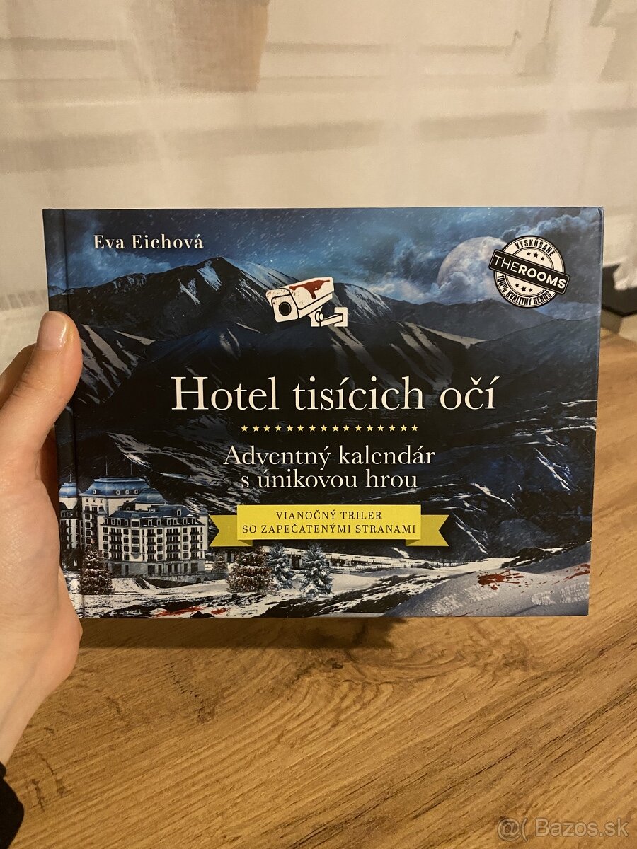 Kniha úniková hra Hotel tisícich oči