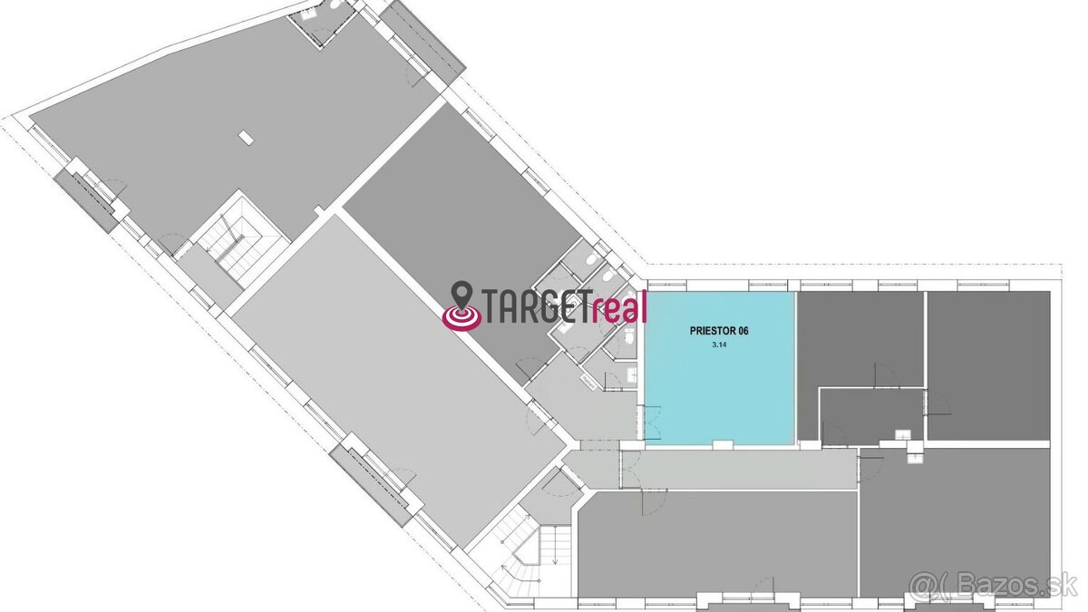 Na predaj, priestor 06, Púchov, Exkluzívne TARGETreal