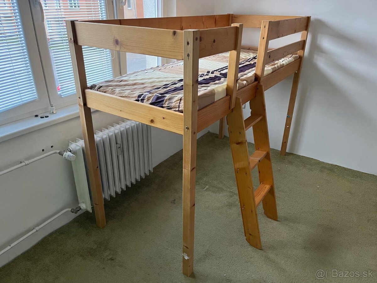 Predám poschodovú posteľ s matracom