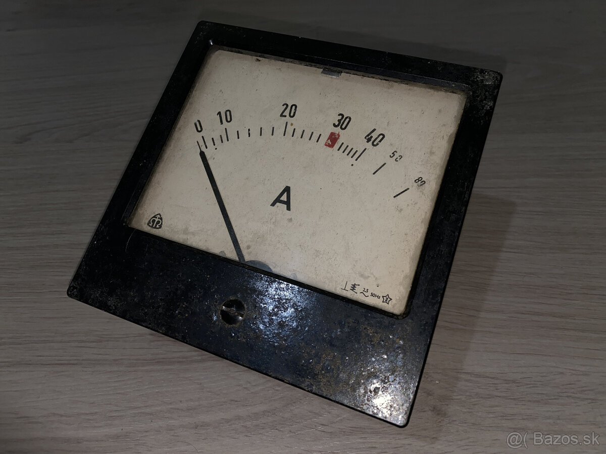 Ampérmeter do 80A