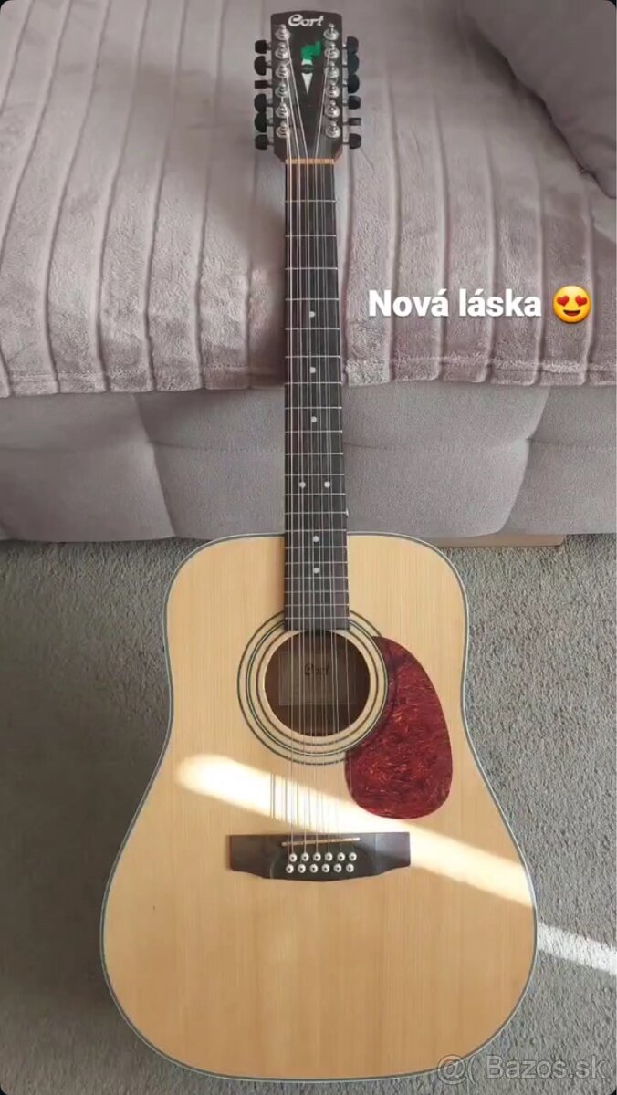 Cort Earth 70-12 12strunová akustika - Aj výmena