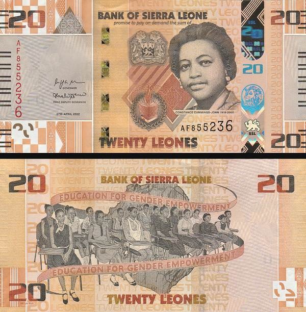 20 Leones - Sierra Leone (2022) UNC