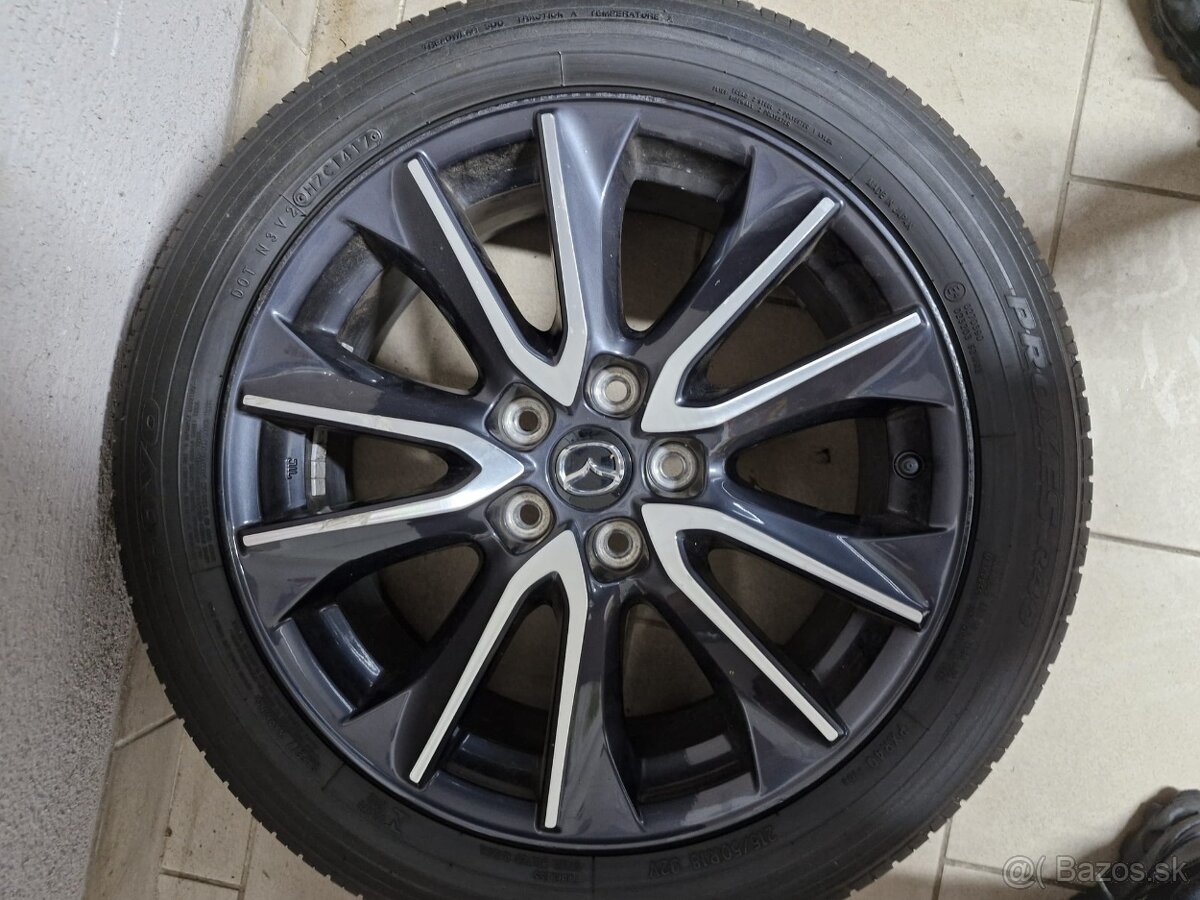Elektróny Mazda CX3 na letných pneu 215/50/R18