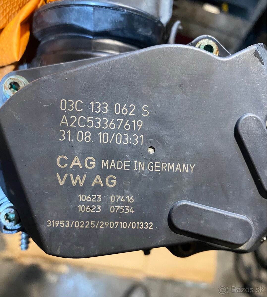 Škrtiaca klapka vw group