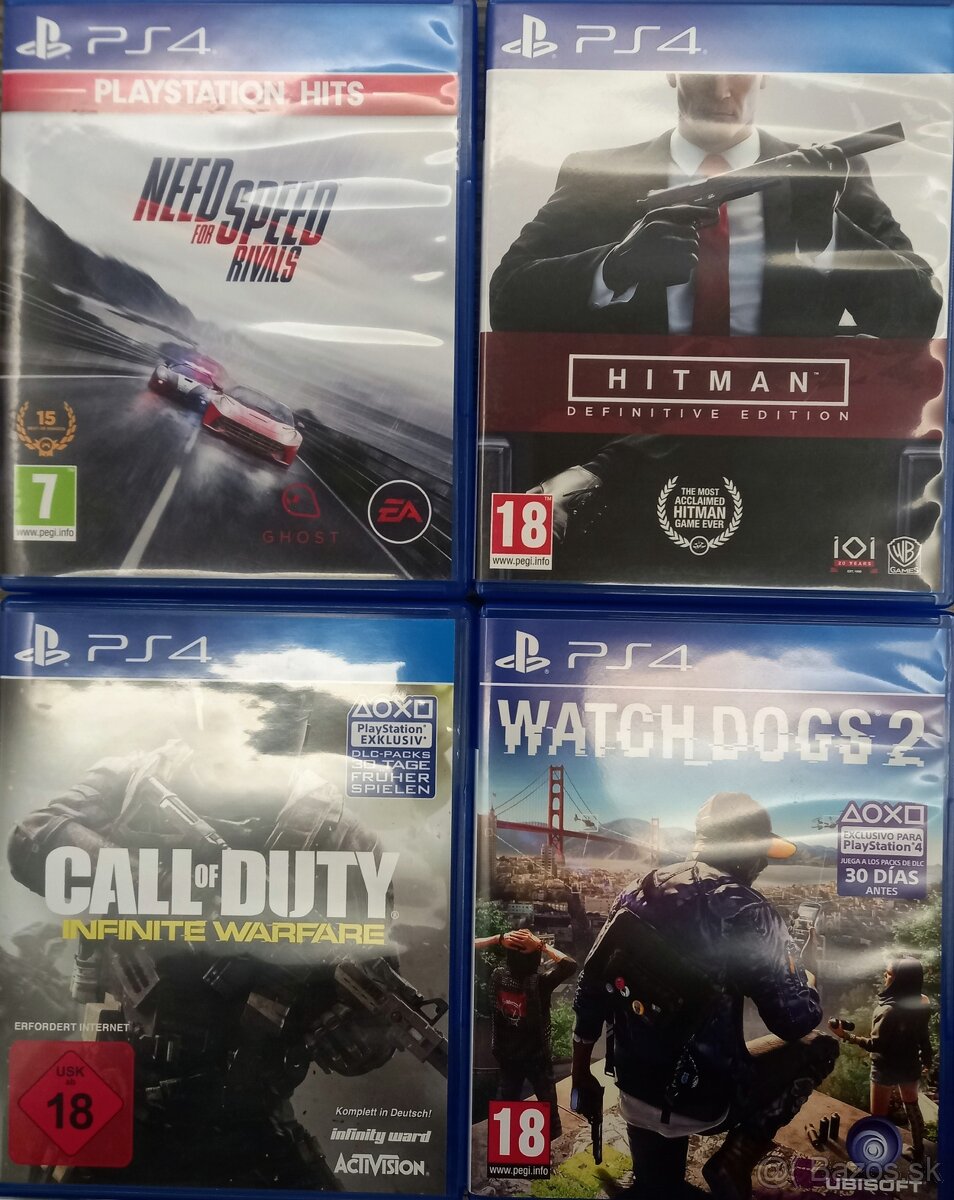 Hry na Ps4 na predaj