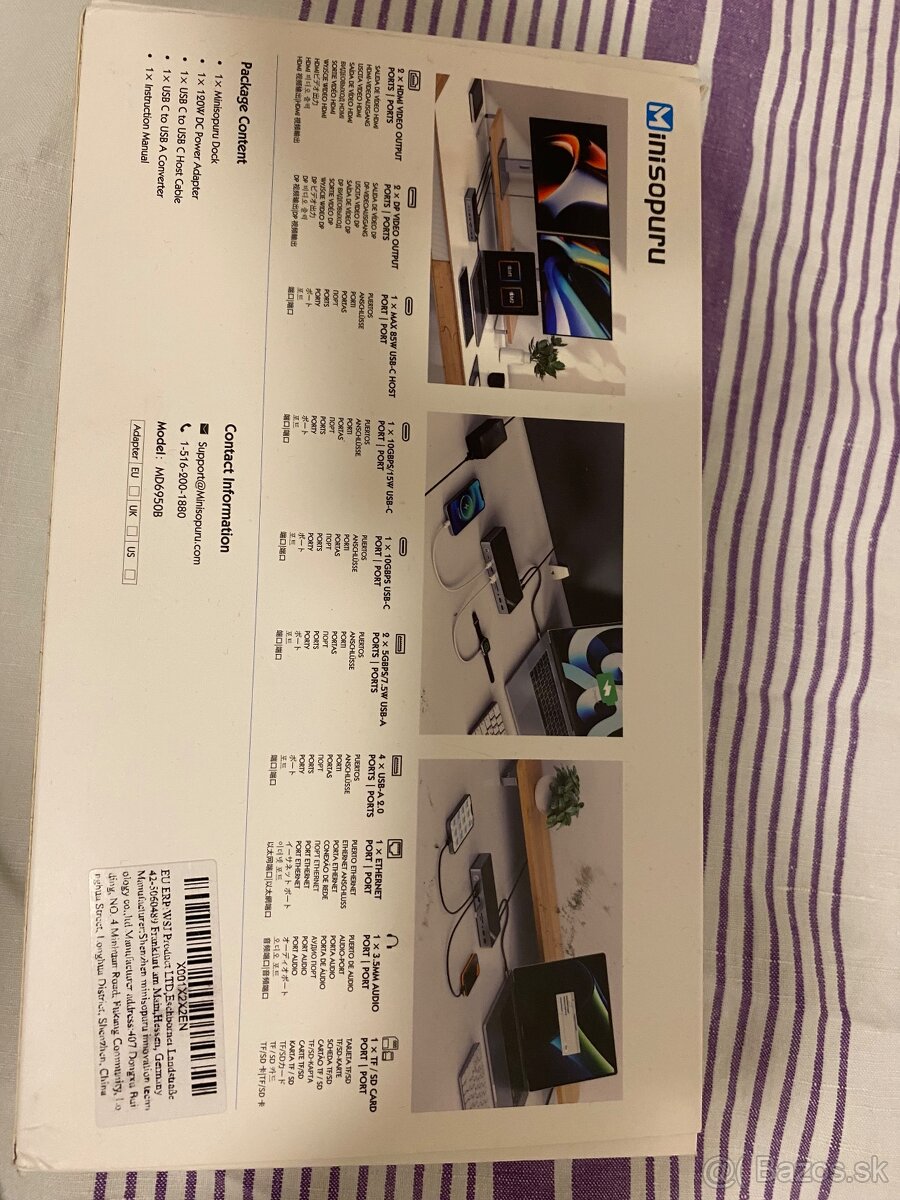 Minisopruru docking station 17in 1