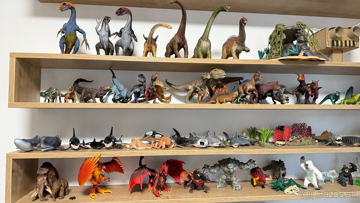 Schleich dinosaury, ryby a ine