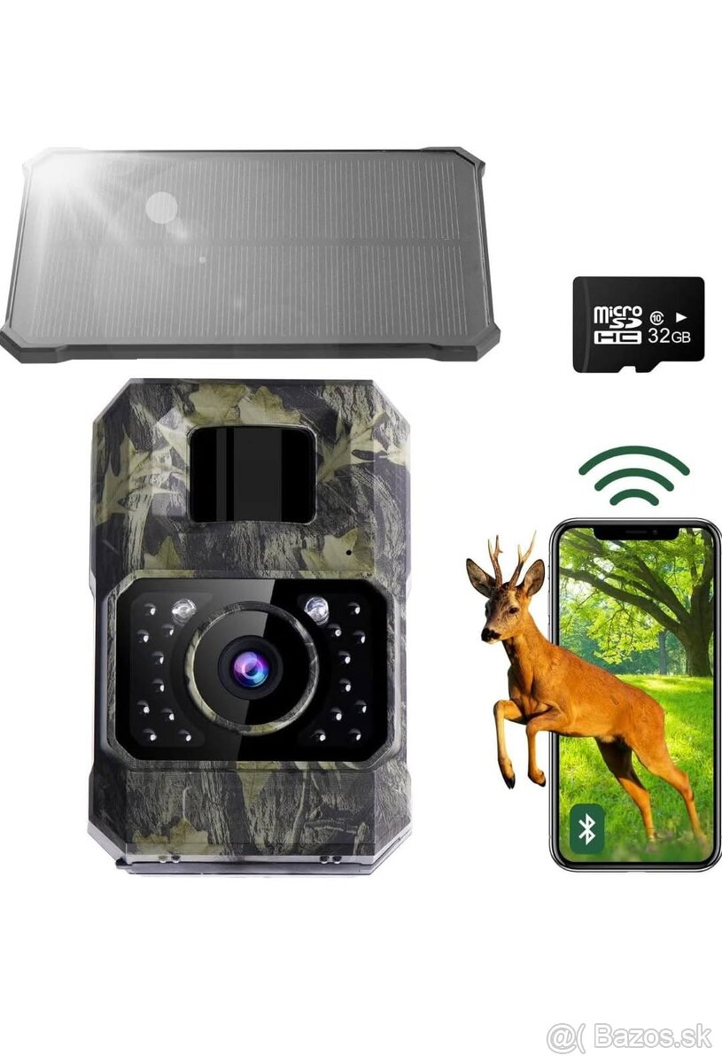 Solar Trail Camera 48MP 30FPS