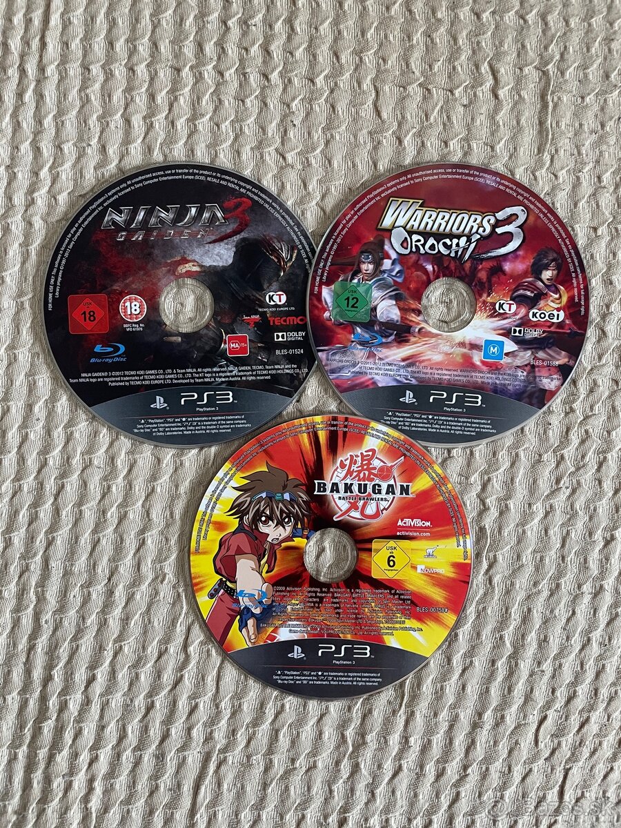 🎮 PS3 hry (Playstation 3 iba CD disky)