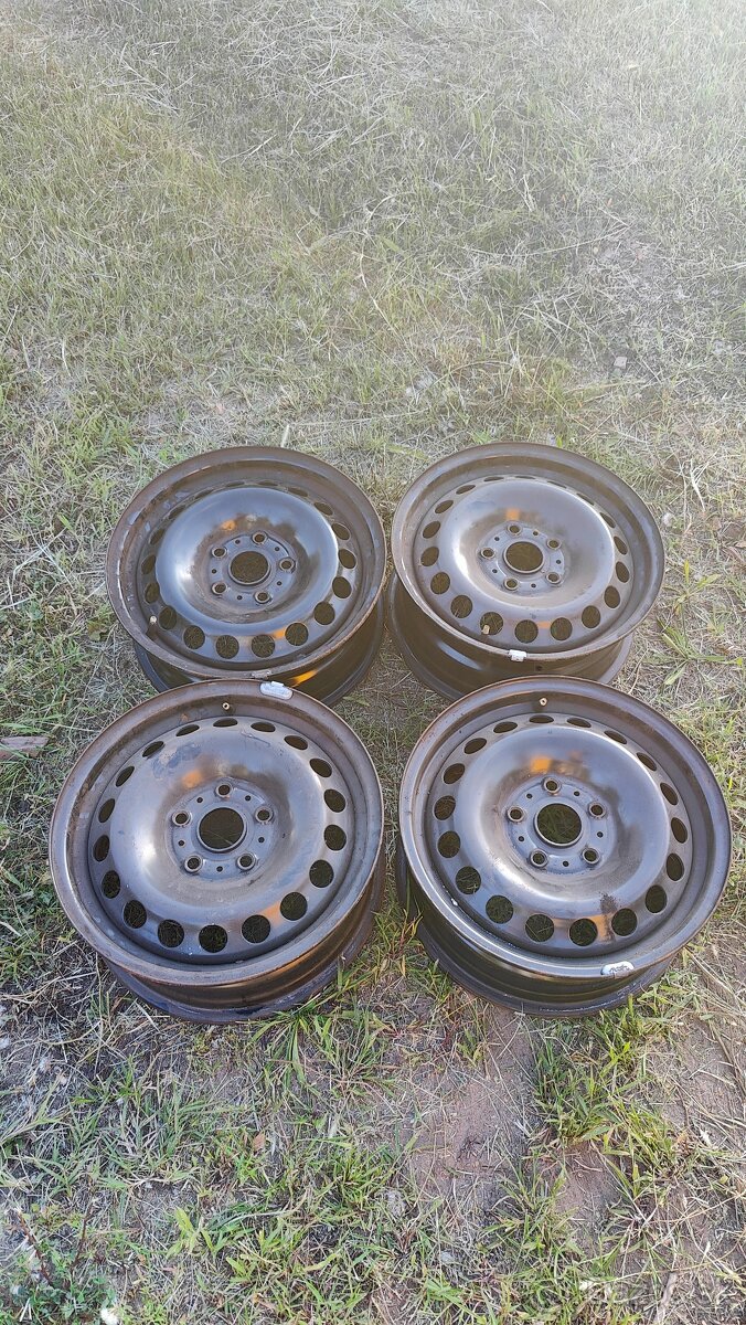 Predám plechové disky R15 5x112