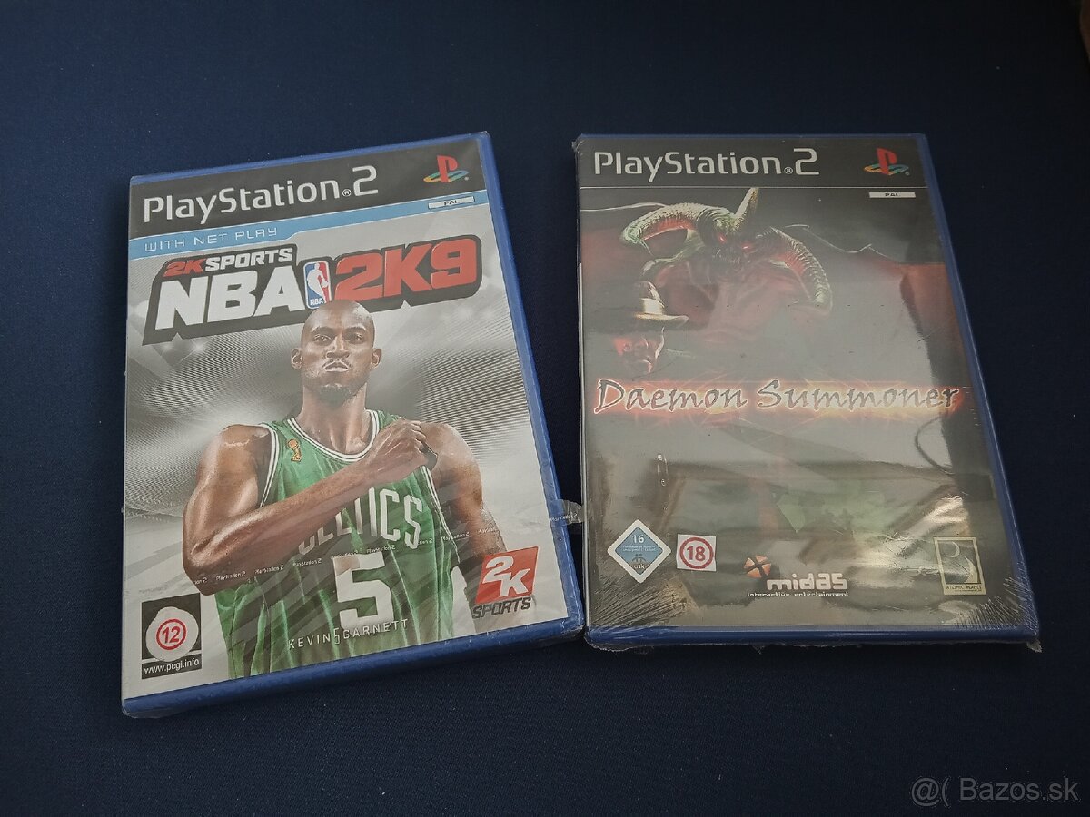 PS2 hry. Daemon Summoner, NBA.2K9. Nové, zabalené.