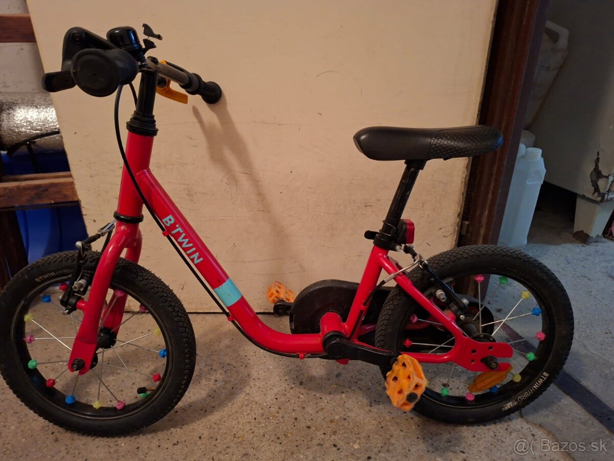 Detský bicykel s odrážadlom 2v1 Discover 500 3 až 5 rokov 14