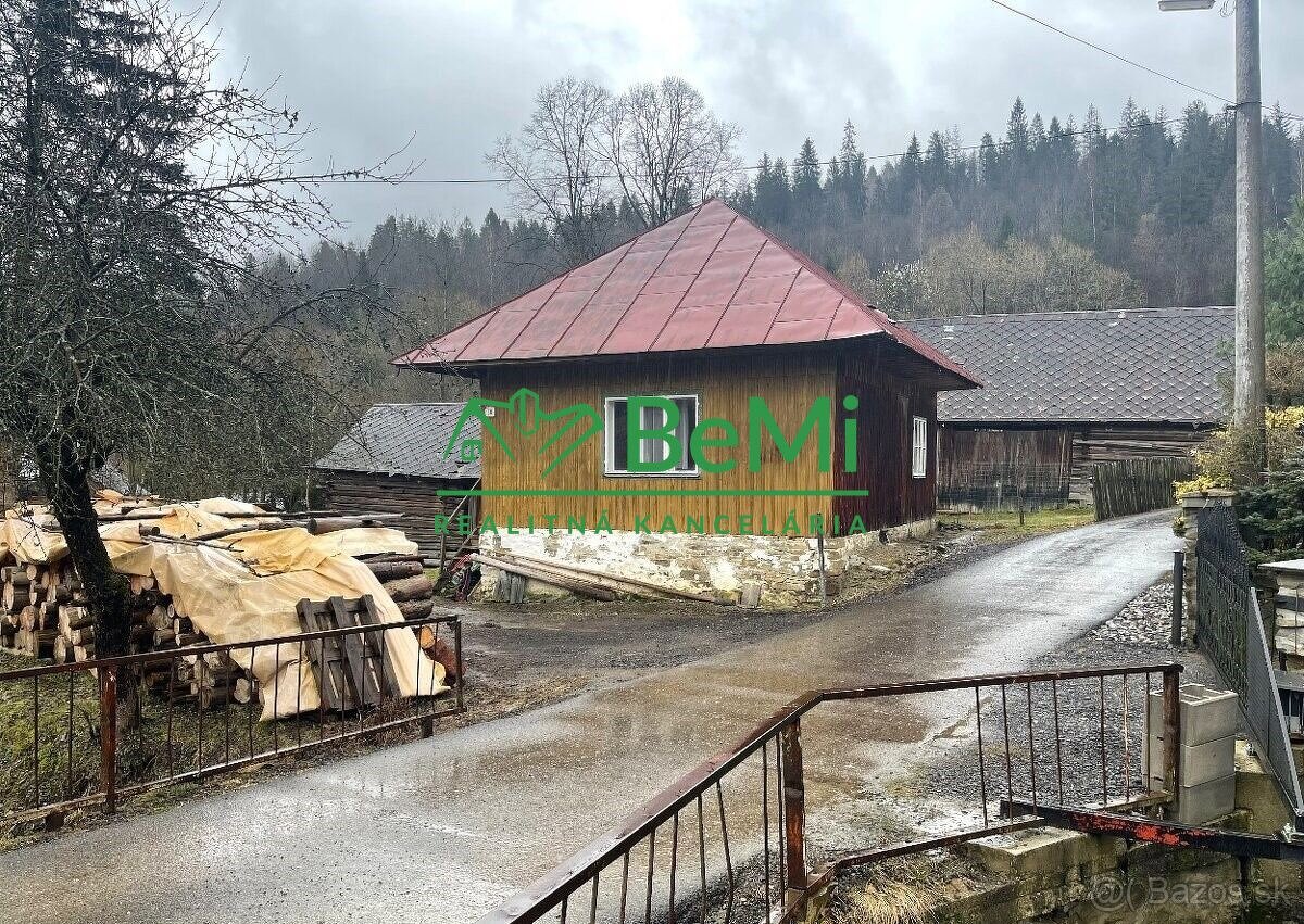 Predaj: Chata, drevenica v obci Radôstka, okres Čadca, 741m2