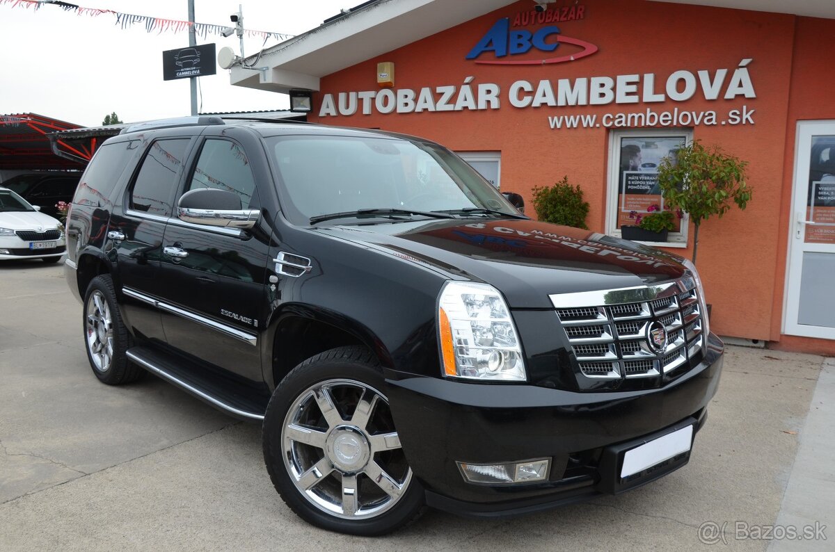 Cadillac Escalade 6,2 benzín + LPG AUTOMAT, 7. MIEST