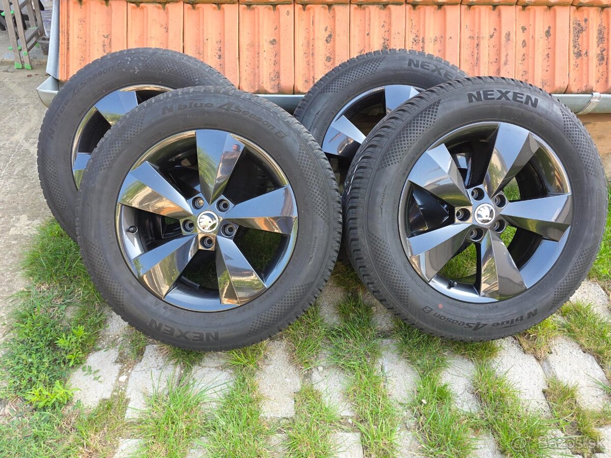 Disky Škoda Nanuq + celoročné pneumatiky Nexen