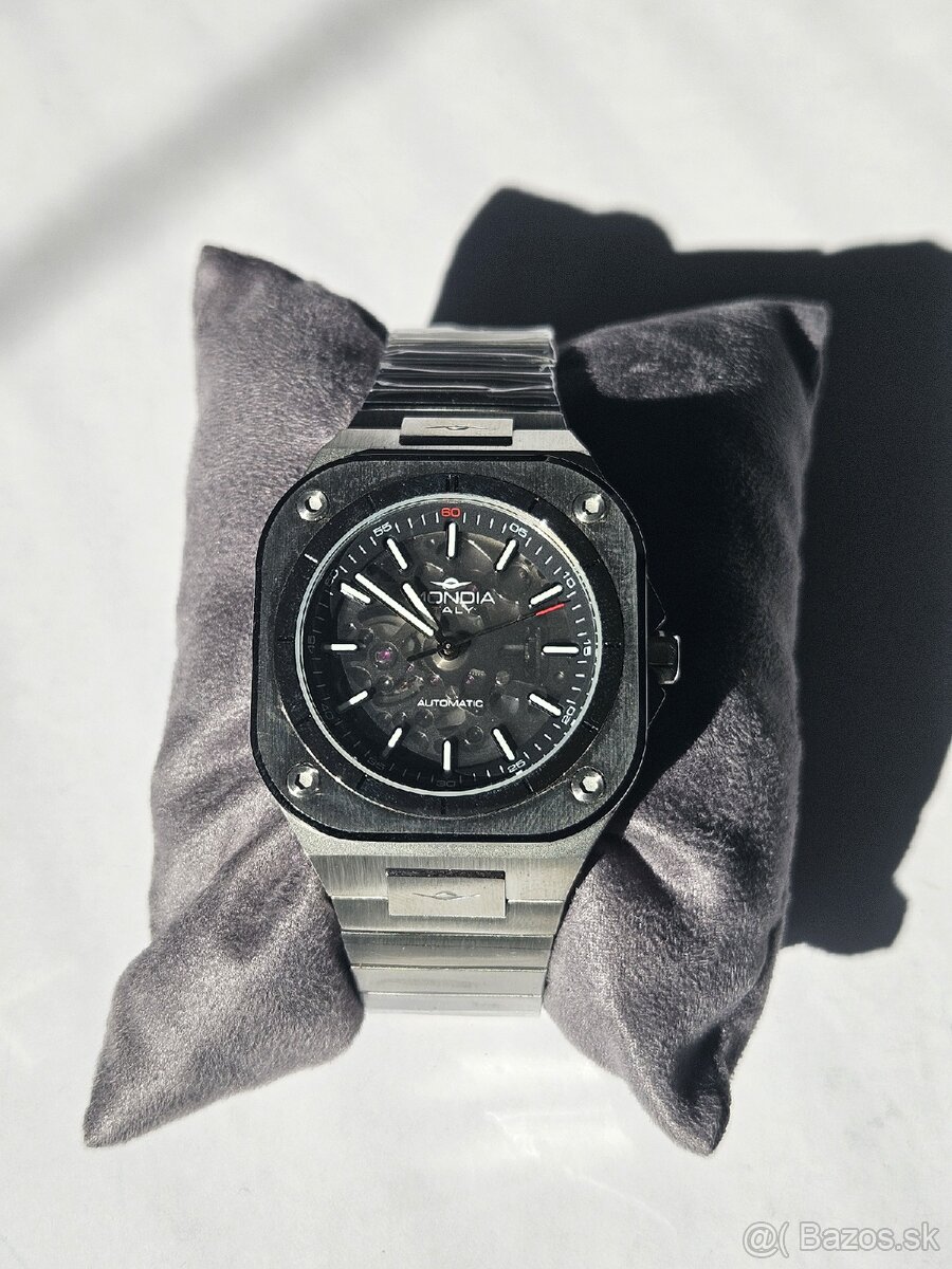 Mondia Italy automatic skeleton Seiko Japan movt. Nové
