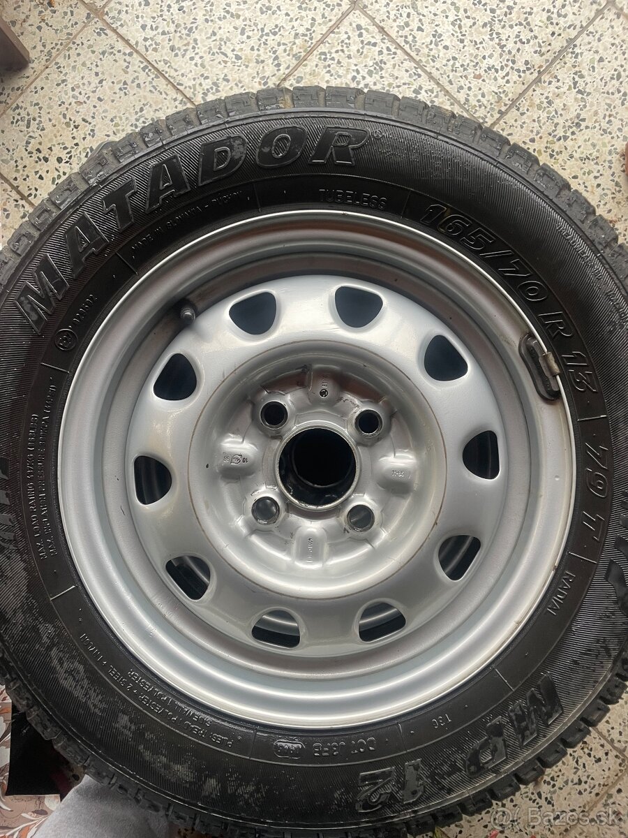 Kolesa 4x 100, 165/70 R13