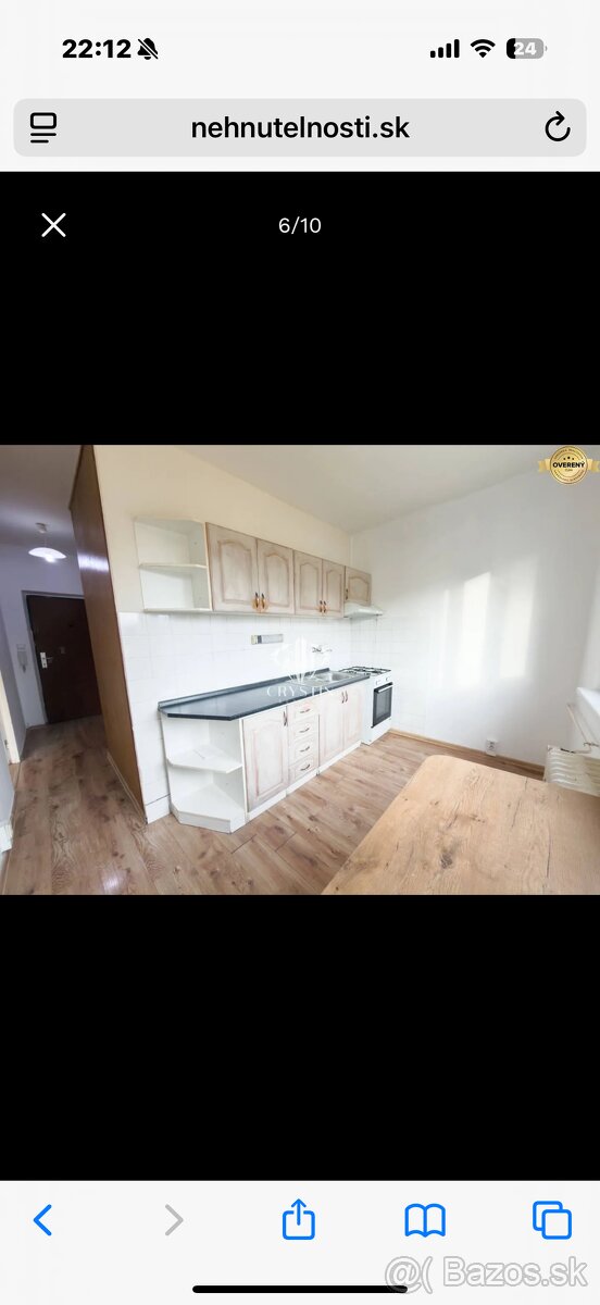 Prenájom 2 izboveho bytu Juraja Fándlyho pri bulvári