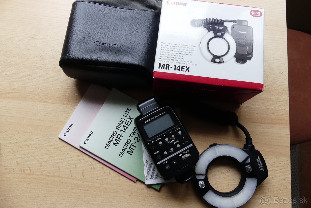 Kruhový makro blesk Canon MR 14 EX