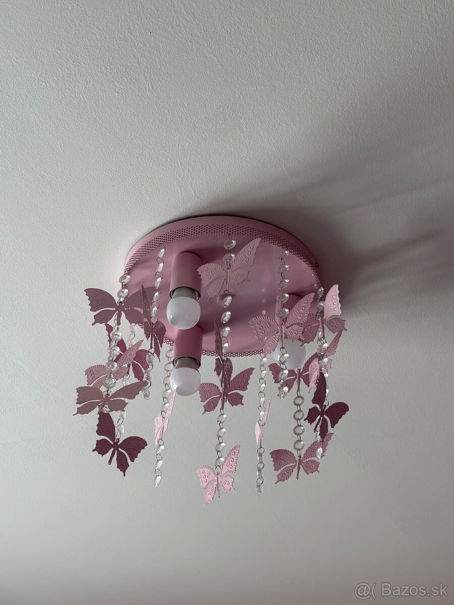 Stropné svietidlo s motýľmi