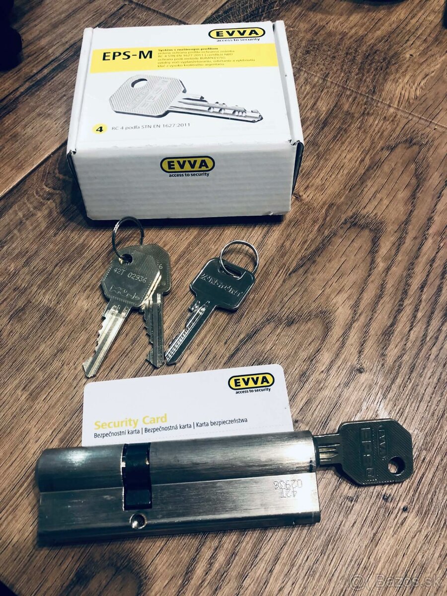 Bezpečnostná vložka EVVA EPS-M 35+65