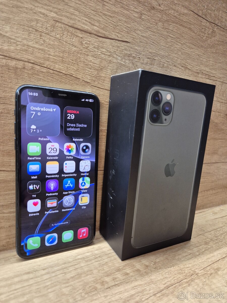 Apple iPhone 11 Pro Max, 256gb, Midnight Green, PREDÁM