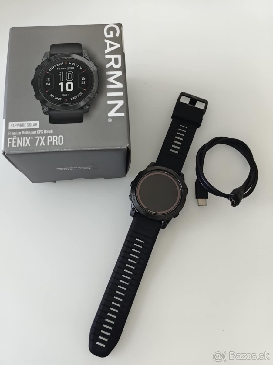 (v záruke)Predám Garmin Fénix 7 X Pro Saphire solar 51 mm