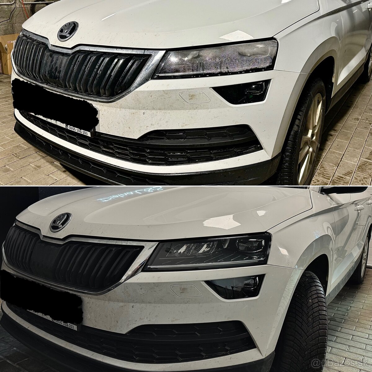Škoda Karoq oprava svetlometu