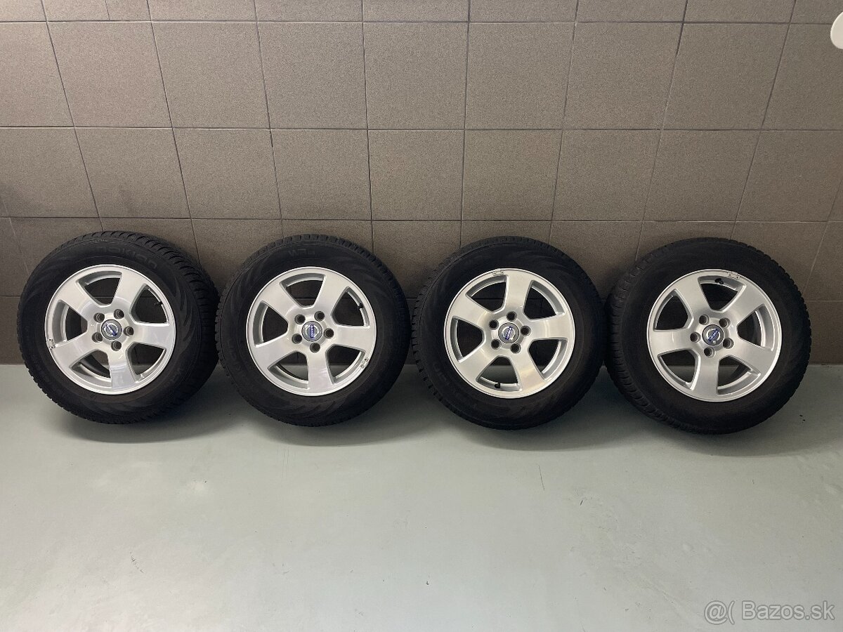 Disky Orig. VOLVO 6J x 15 H2 + pneumatiky 195/65 R15 zimné