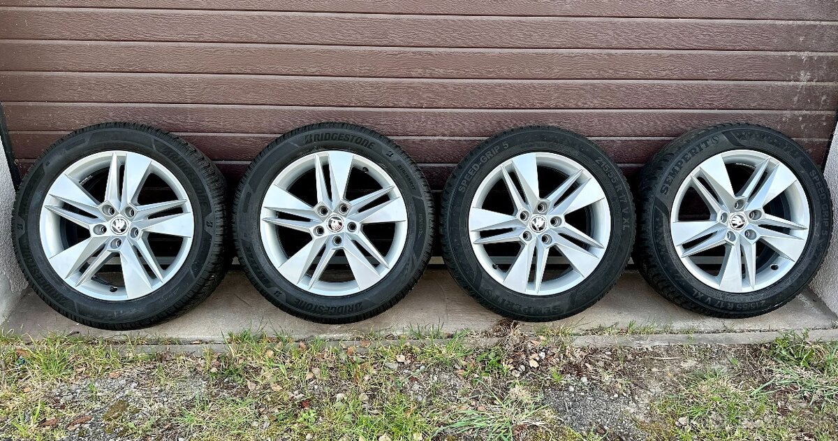 originální ALU kolesá škoda merkab 5x112
