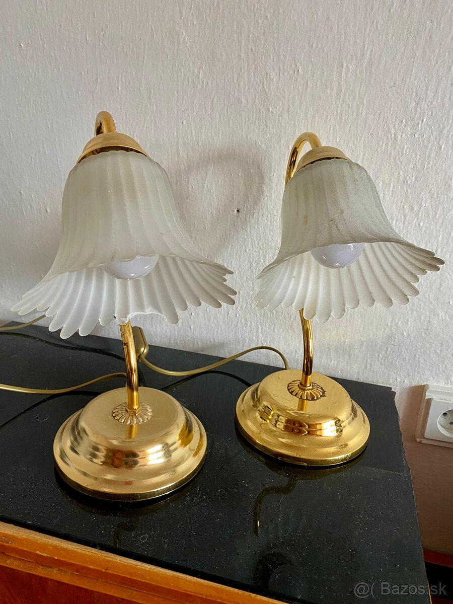 2x stolná lampa