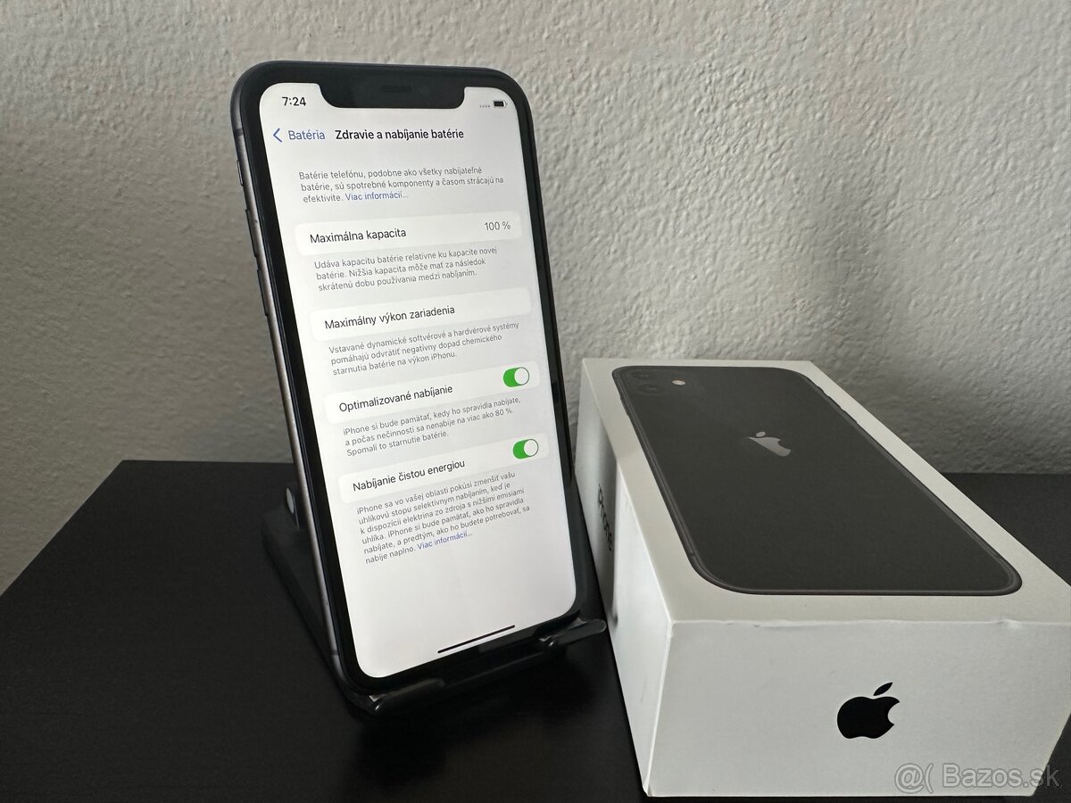 iPhone 11 128gb 100% Zdravie Batérie TOP STAV