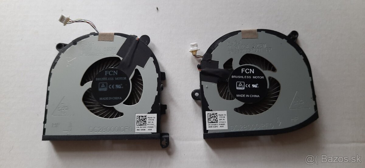 Ventilátor chladenia pre DELL XPS 15 9560 Precision 5520 M55