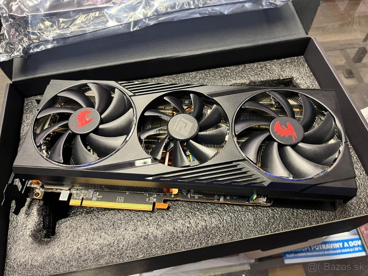 Predám kartu RADEON RX 6800 XT 16GB GDDR6 3DHR PowerColor
